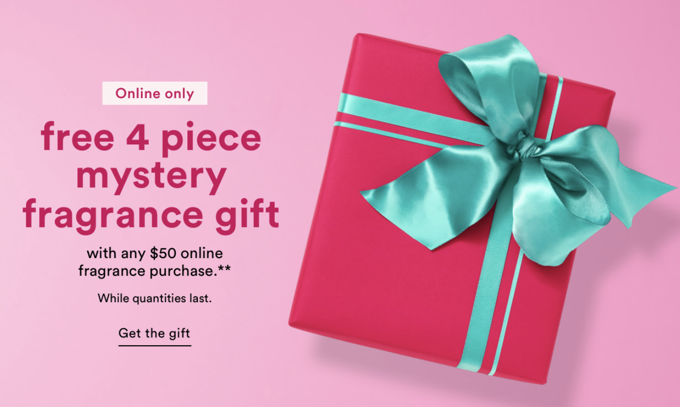 Ulta Free 4 Piece Mystery Sampler with 50 fragrance purchase + MORE