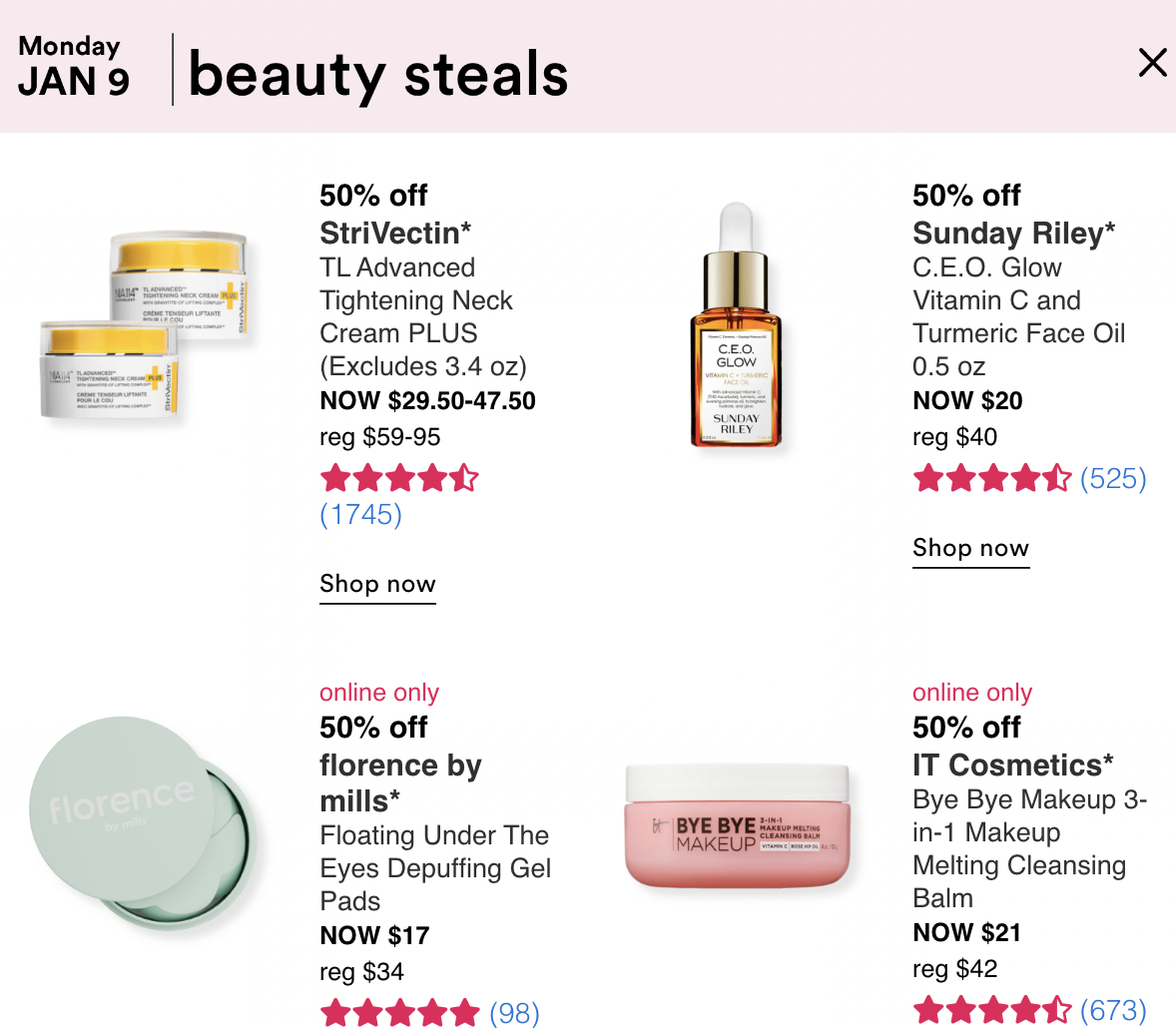 Ulta Love Your Skin Event Day 9 (tomorrow) Gift With Purchase