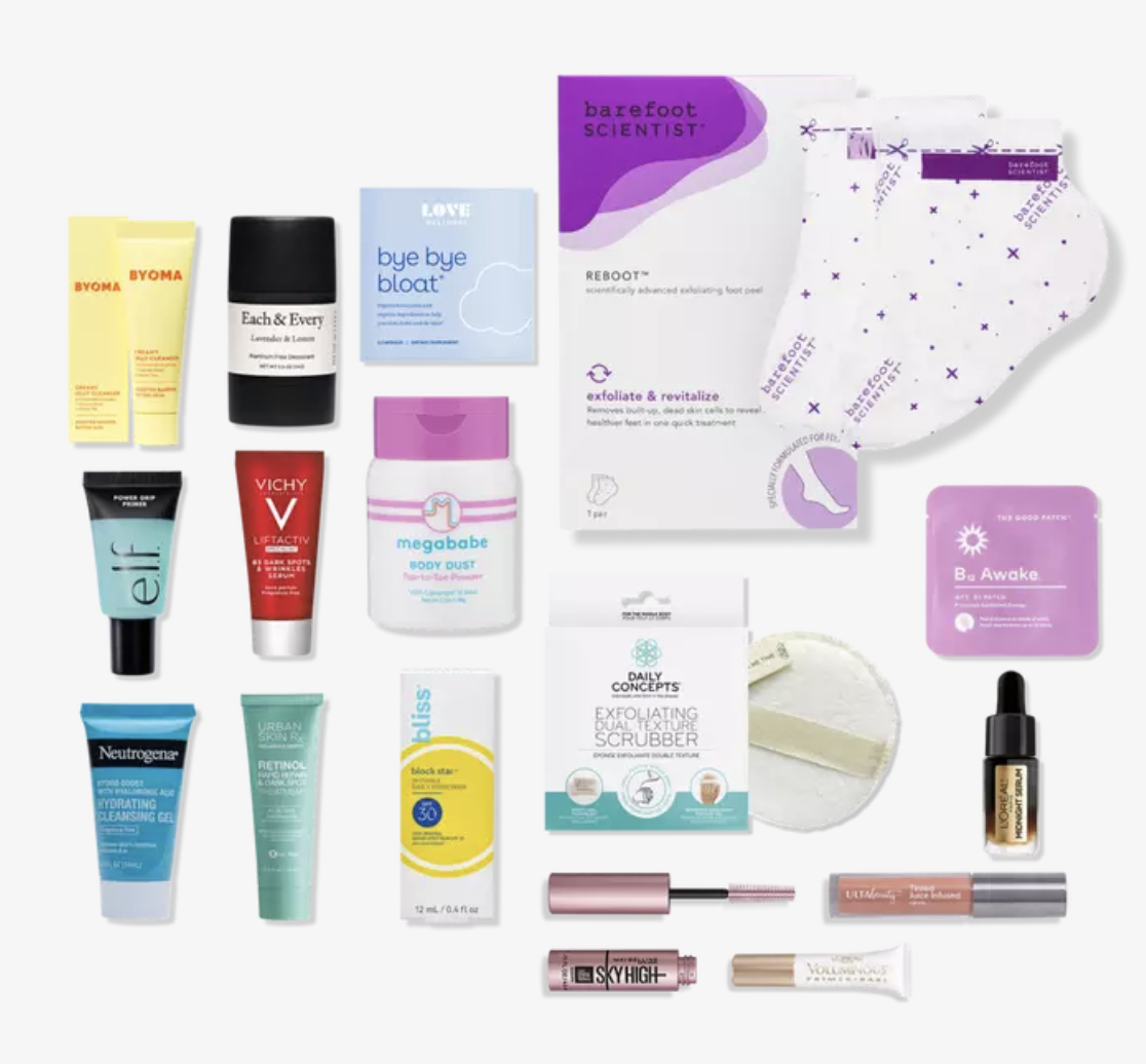 Ulta Free 16 Piece Spring Haul Sampler with 75 purchase Gift With